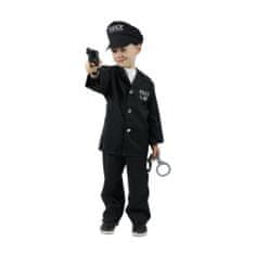 Rappa Dětský kostým policista s čepicí - český potisk (S)