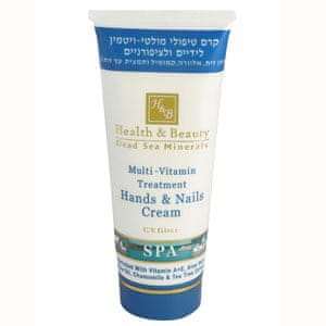 H&B Dead Sea Multivitamínový výživný krém na ruce a nehty 180ml