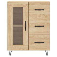 Vidaxl Skříň highboard dub sonoma 69,5 x 34 x 180 cm kompozitní dřevo