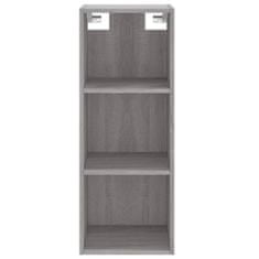 Vidaxl Skříň highboard šedá sonoma 34,5 x 34 x 180 cm kompozitní dřevo