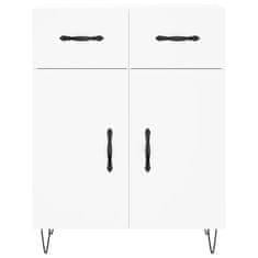 Vidaxl Skříň highboard bílá 69,5 x 34 x 180 cm kompozitní dřevo