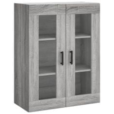 Vidaxl Skříň highboard šedá sonoma 69,5 x 34 x 180 cm kompozitní dřevo