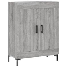 Vidaxl Skříň highboard šedá sonoma 69,5 x 34 x 180 cm kompozitní dřevo