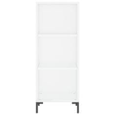 Vidaxl Skříň highboard bílá 34,5 x 34 x 180 cm kompozitní dřevo