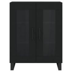 Vidaxl Skříň highboard černá 69,5 x 34 x 180 cm kompozitní dřevo