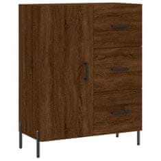 Greatstore Skříň highboard hnědý dub 69,5 x 34 x 180 cm kompozitní dřevo