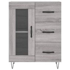 Vidaxl Skříň highboard šedá sonoma 69,5 x 34 x 180 cm kompozitní dřevo