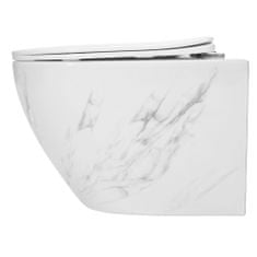 REA WC mísa bez splachovacího okruhu Carlos Nature Marble