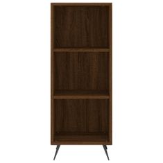 Vidaxl Skříň highboard hnědý dub 34,5 x 34 x 180 cm kompozitní dřevo