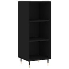 Vidaxl Skříň highboard černá 34,5 x 34 x 180 cm kompozitní dřevo