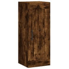 Vidaxl Skříň highboard kouřový dub 34,5 x 34 x 180 cm kompozitní dřevo