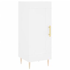 Vidaxl Skříň highboard bílá 34,5 x 34 x 180 cm kompozitní dřevo