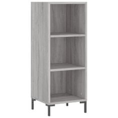 Vidaxl Skříň highboard šedá sonoma 34,5 x 34 x 180 cm kompozitní dřevo