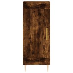 Vidaxl Skříň highboard kouřový dub 34,5 x 34 x 180 cm kompozitní dřevo