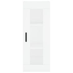 Greatstore Skříň highboard bílá 34,5 x 34 x 180 cm kompozitní dřevo