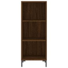 Vidaxl Skříň highboard hnědý dub 34,5 x 34 x 180 cm kompozitní dřevo