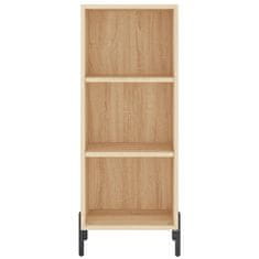 Vidaxl Skříň highboard dub sonoma 34,5 x 34 x 180 cm kompozitní dřevo