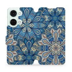 Mobiwear Knížkové flip pouzdro - OnePlus Nord 3 5G - V108P Modré mandala květy