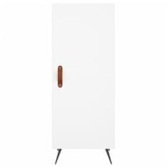 Greatstore Skříň highboard bílá 34,5 x 34 x 180 cm kompozitní dřevo