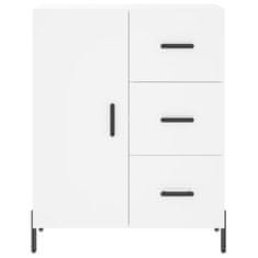 Greatstore Skříň highboard bílá 69,5 x 34 x 180 cm kompozitní dřevo