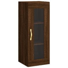 Vidaxl Skříň highboard hnědý dub 34,5 x 34 x 180 cm kompozitní dřevo