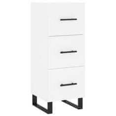 Greatstore Skříň highboard bílá 34,5 x 34 x 180 cm kompozitní dřevo