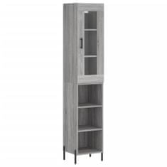 Vidaxl Skříň highboard šedá sonoma 34,5 x 34 x 180 cm kompozitní dřevo