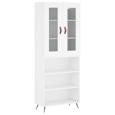 Vidaxl Skříň highboard bílá 69,5 x 34 x 180 cm kompozitní dřevo