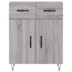 Vidaxl Skříň highboard šedá sonoma 69,5 x 34 x 180 cm kompozitní dřevo