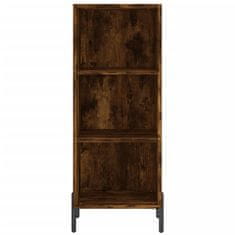 Greatstore Skříň highboard kouřový dub 34,5 x 34 x 180 cm kompozitní dřevo