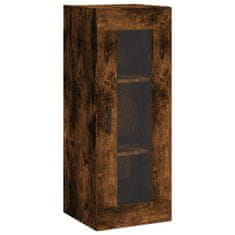 Greatstore Skříň highboard kouřový dub 34,5 x 34 x 180 cm kompozitní dřevo