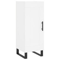 Greatstore Skříň highboard bílá 34,5 x 34 x 180 cm kompozitní dřevo