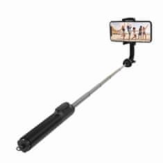 FIXED Selfie stick s tripodem FIXED Snap XL a bezdrátovou spouští, 1/4" závit, černý