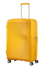 American Tourister Cestovní kufr Soundbox 77cm Žlutý rozšiřitelný