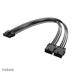 Akasa - PCIe 12-Pin na Dual 8-Pin adaptér