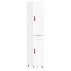 Vidaxl Skříň highboard bílá 34,5 x 34 x 180 cm kompozitní dřevo