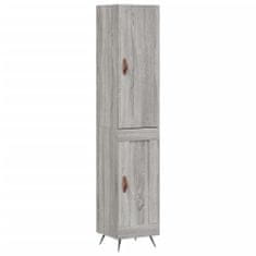 Vidaxl Skříň highboard šedá sonoma 34,5 x 34 x 180 cm kompozitní dřevo