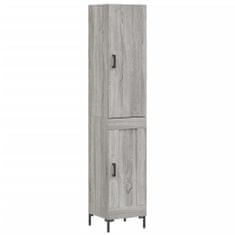 Vidaxl Skříň highboard šedá sonoma 34,5 x 34 x 180 cm kompozitní dřevo