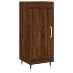 Vidaxl Skříň highboard hnědý dub 34,5 x 34 x 180 cm kompozitní dřevo