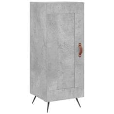 Vidaxl Skříň highboard betonově šedá 34,5x34x180 cm kompozitní dřevo