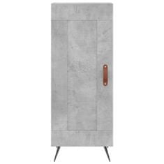 Vidaxl Skříň highboard betonově šedá 34,5x34x180 cm kompozitní dřevo