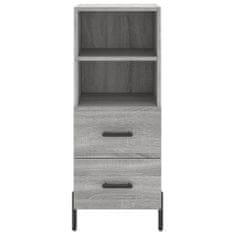 Vidaxl Skříň highboard šedá sonoma 34,5 x 34 x 180 cm kompozitní dřevo