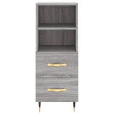 Vidaxl Skříň highboard šedá sonoma 34,5 x 34 x 180 cm kompozitní dřevo