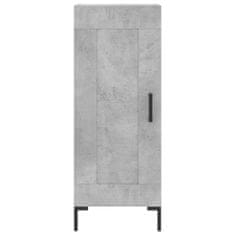 Vidaxl Skříň highboard betonově šedá 34,5x34x180 cm kompozitní dřevo