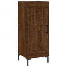 Vidaxl Skříň highboard hnědý dub 34,5 x 34 x 180 cm kompozitní dřevo