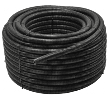 sapro Trubka ohebná instalační RKGS 16/11mm flexibilní samozhášivá 750N PVC UV černá 25m