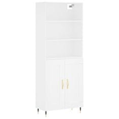 Vidaxl Skříň highboard bílá 69,5 x 34 x 180 cm kompozitní dřevo