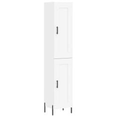 Vidaxl Skříň highboard bílá 34,5 x 34 x 180 cm kompozitní dřevo