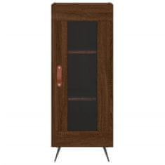 Vidaxl Skříň highboard hnědý dub 34,5 x 34 x 180 cm kompozitní dřevo