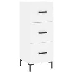 Vidaxl Skříň highboard bílá 34,5 x 34 x 180 cm kompozitní dřevo